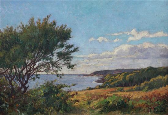 Fernand Pinal (1881-1958) Le Bois des Fees à Royan, 15 x 21.75in.